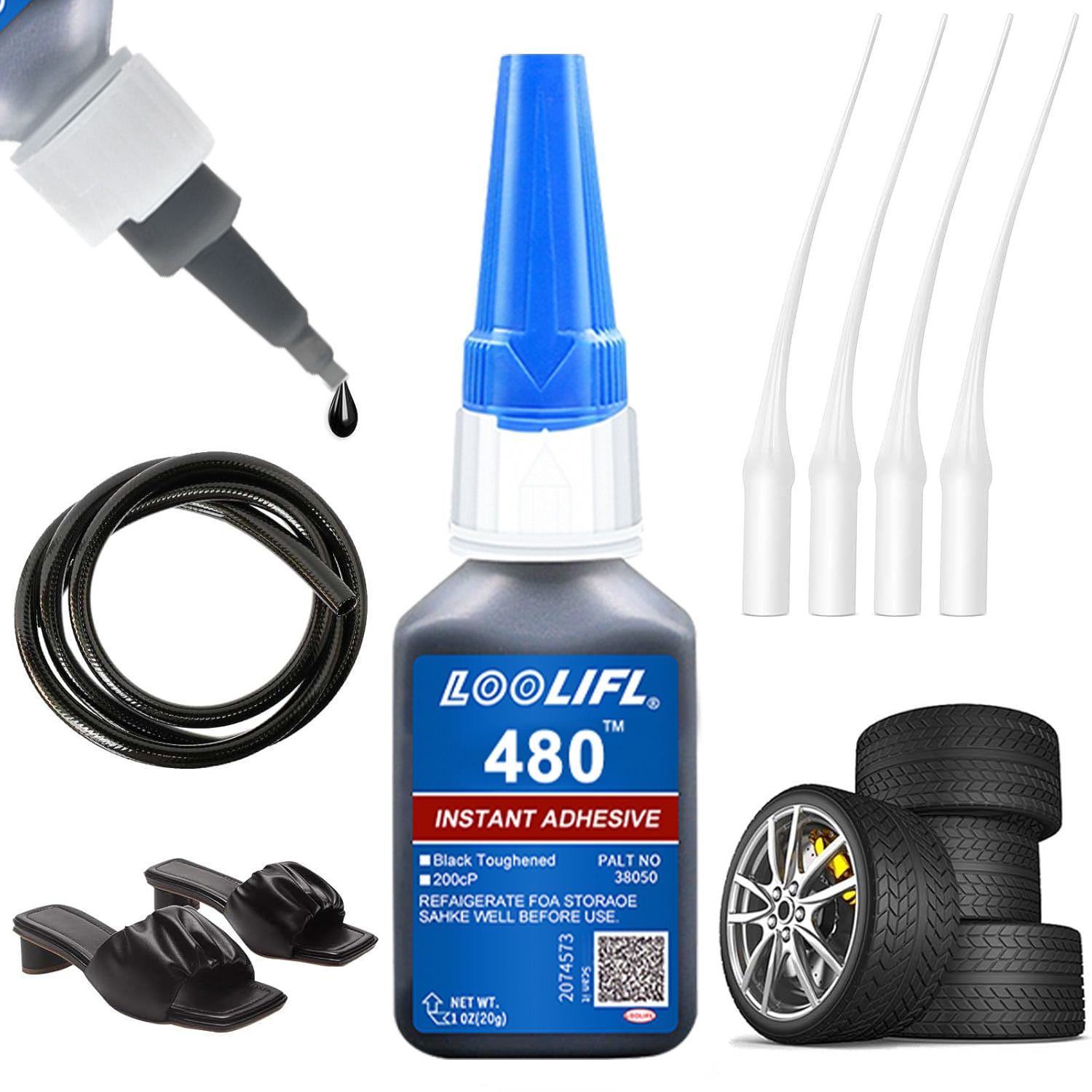 Woodworking Glue - Pegamento negro fuerte de secado rápido