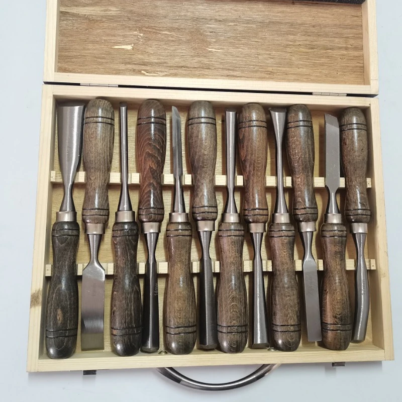 Wood Chisel Set - Juego de 12 herramientas de torno