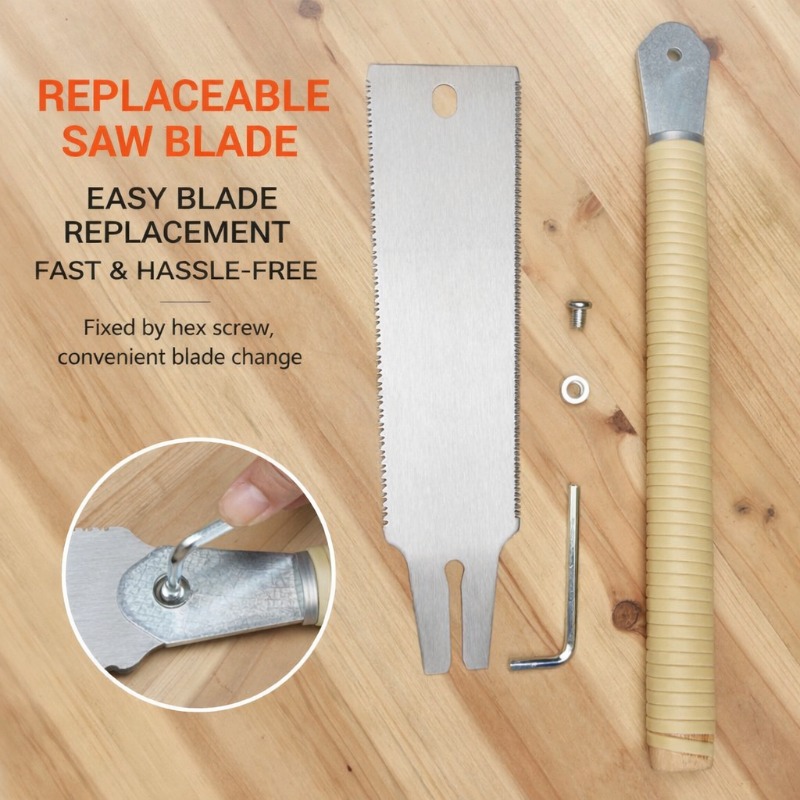 Sierra de mano de doble filo e - Woodworking In Japanese reseña y precio