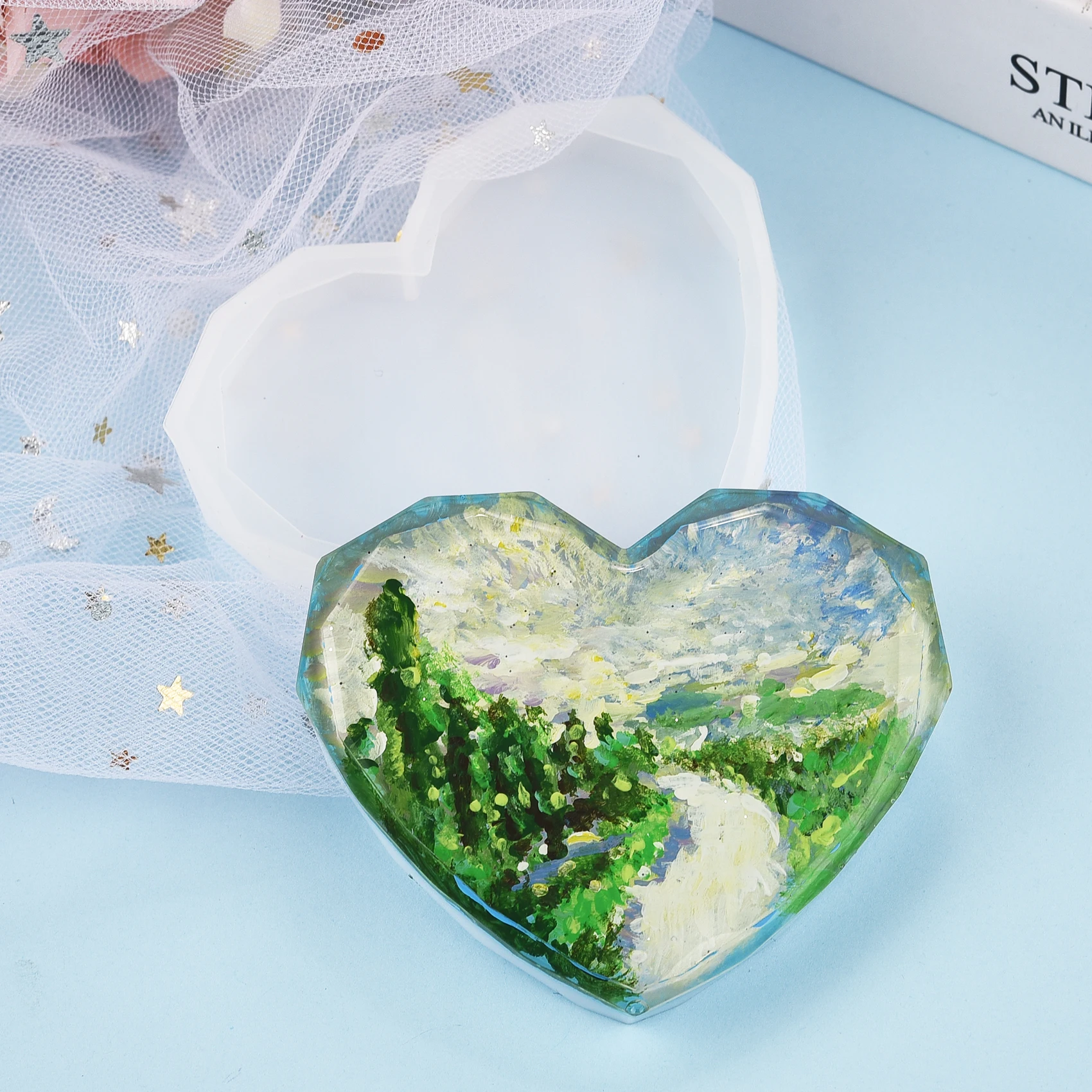 Molde de silicona para posavas - Woodworking Resin reseña y precio
